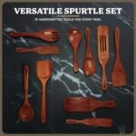 Wooden Spurtle Spurtle Spatula for Cooking - Image 4